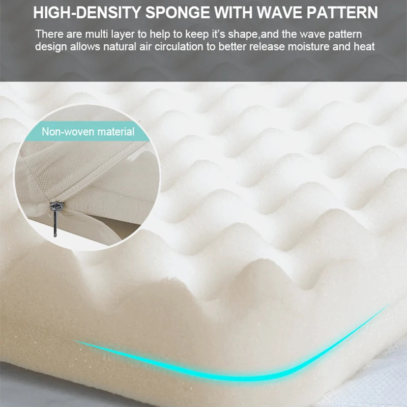 Truelove Pet Bed with Pillow Memory Foam Soft Comfortable Durable 100% Linen Fabric for Cat and Dogs Removable Washable TLX1211